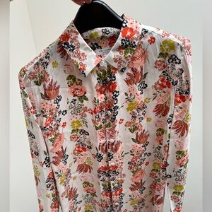 NWOT Equipment silk shirt XS